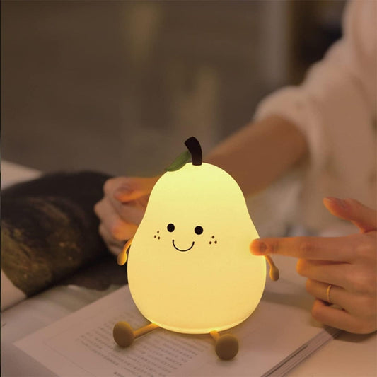 Lampe et Veilleuse en Silicone Fruit 🍐