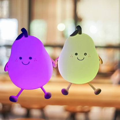 Lampe et Veilleuse en Silicone Fruit 🍐